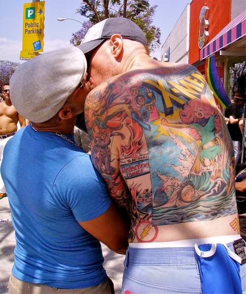 Tags: Gay Pride Parade, L. K. Thayer's Foto Fetish, male kissing, 